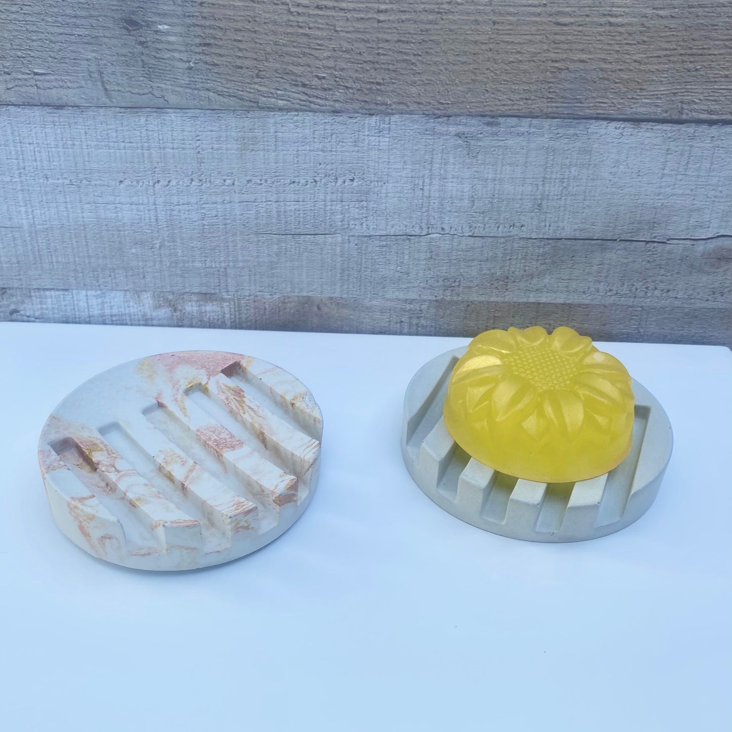 Concrete Soap Dish Round