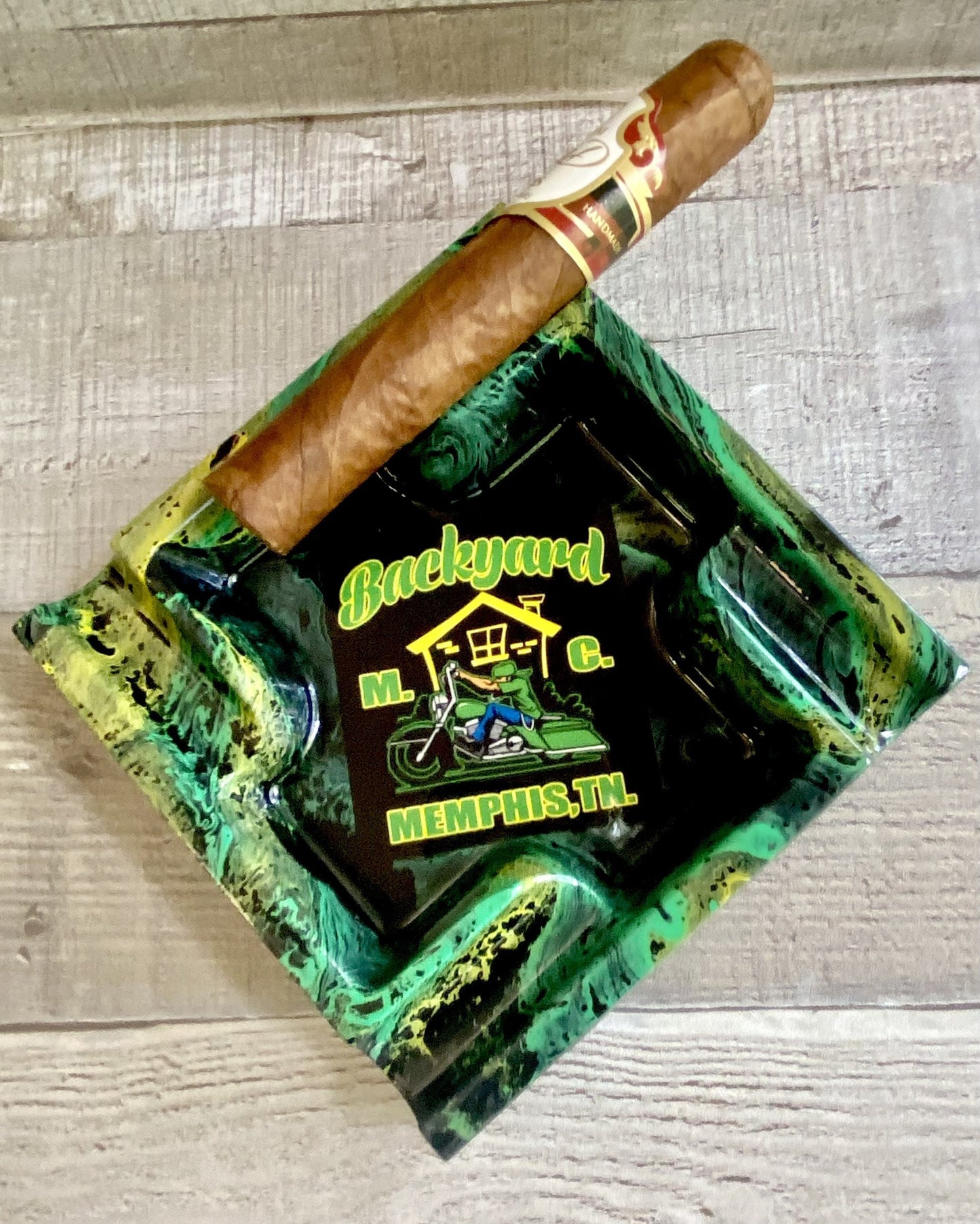 CUSTOM Concrete Ashtray for Cigar - Handcrafted