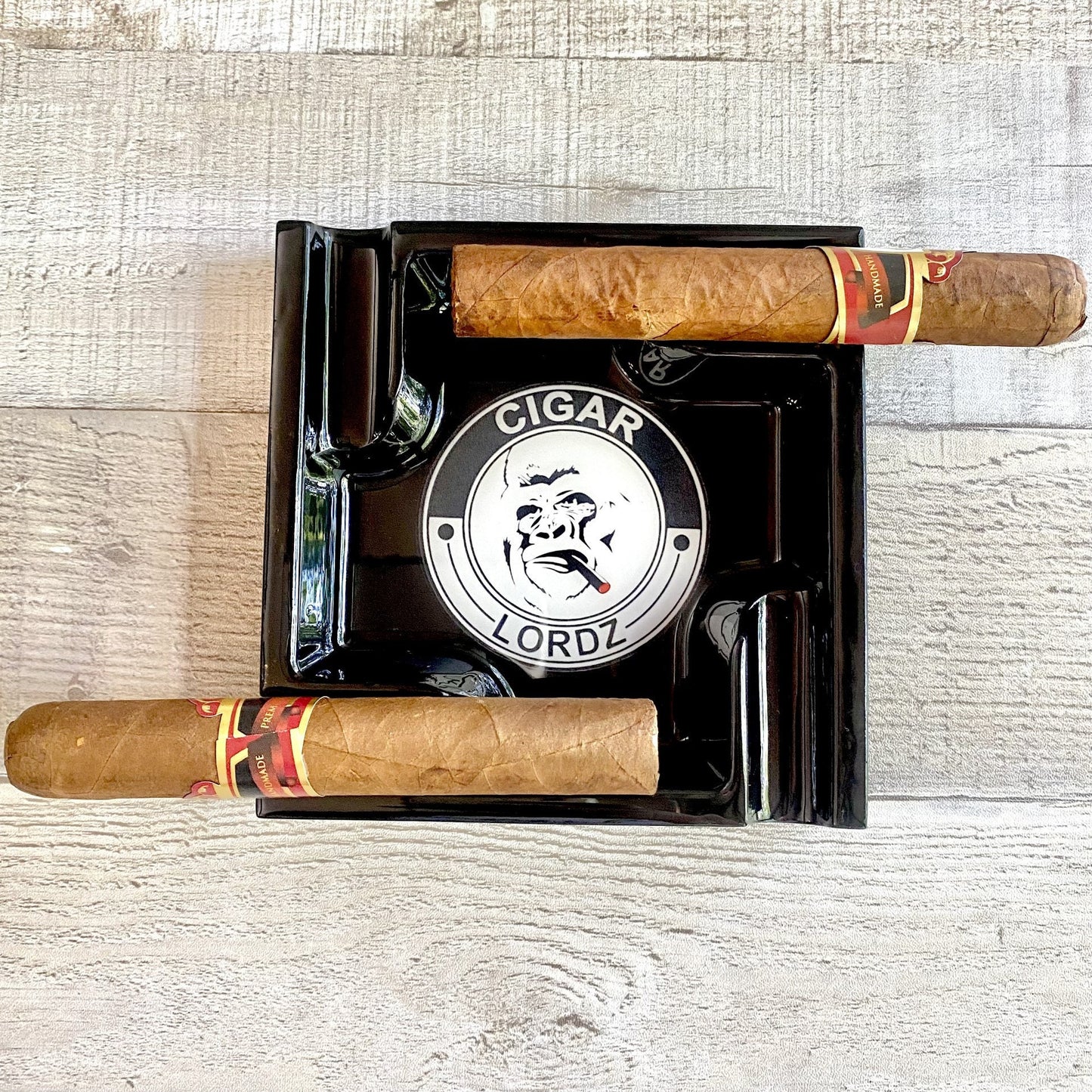 CUSTOM Ashtray for Cigar Smoker Man Cave Decor