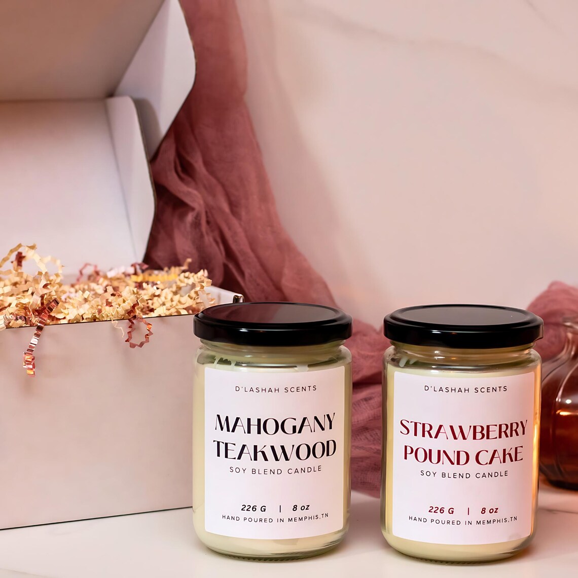 Valentine's Day Candle Gift Set